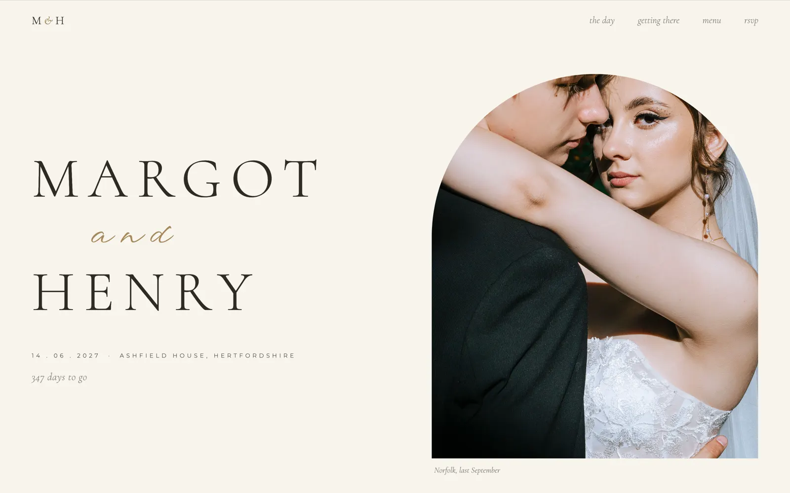 The Forever home page