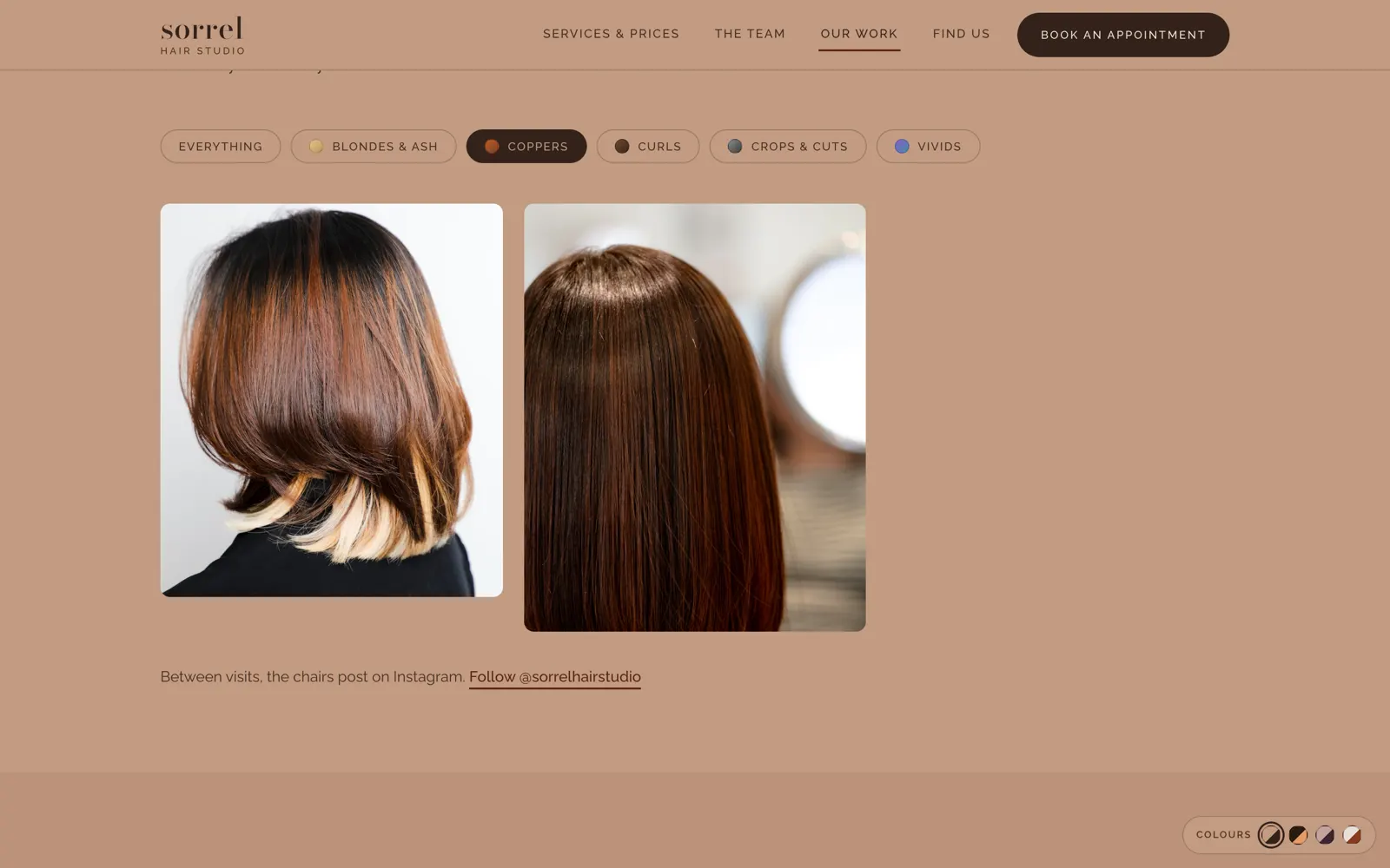 A section of the Sorrel demo