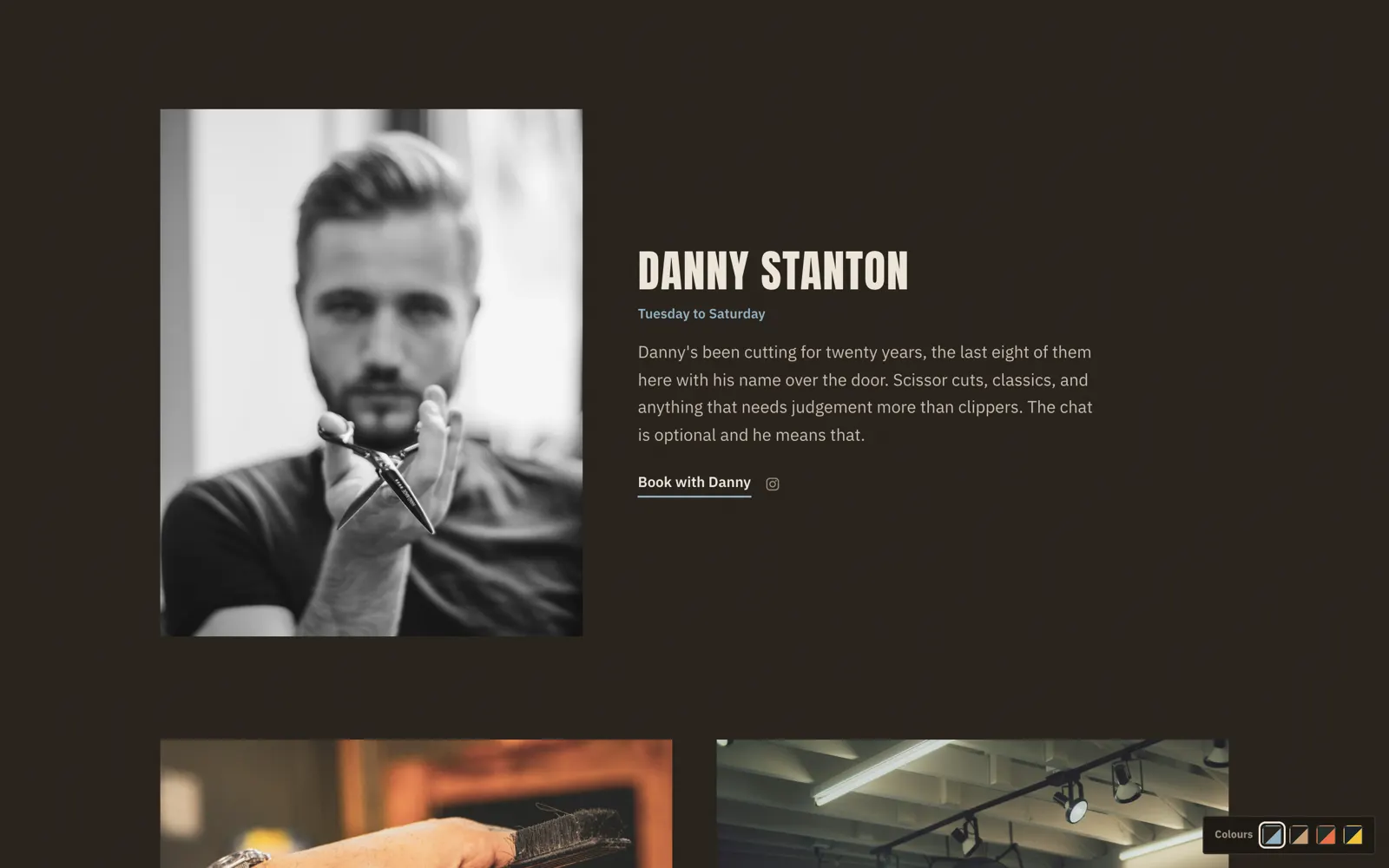 A section of the Stanton demo